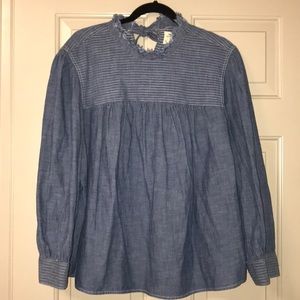 Denim blouse